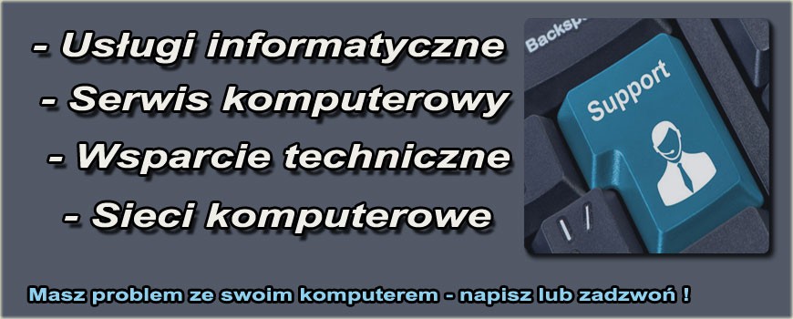 Usługi informatyczne serwis komputerowy